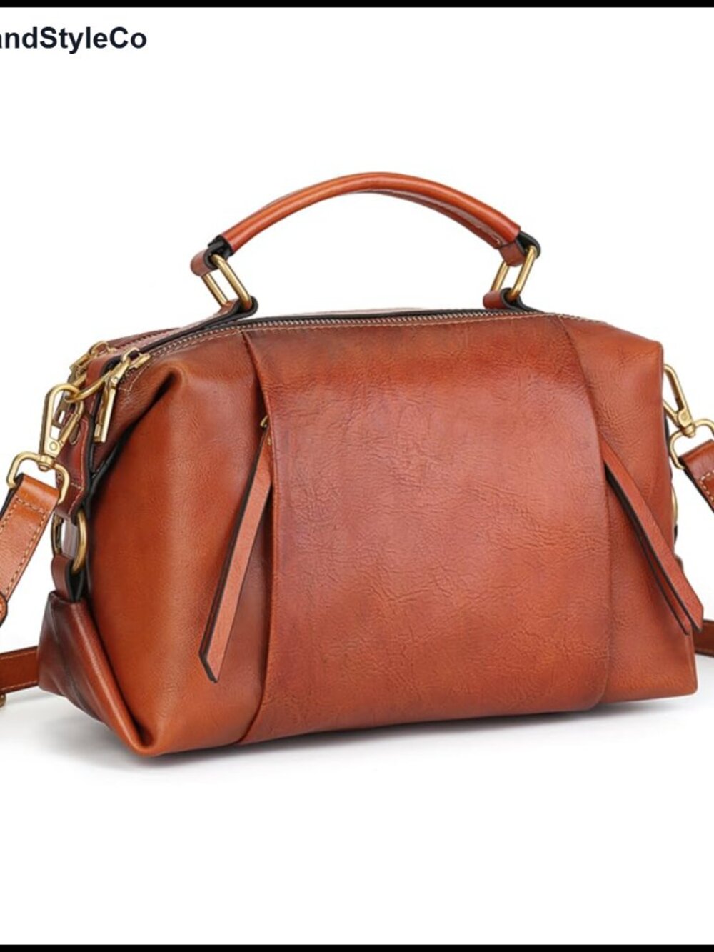 Genuine Leather Crossbody Bag Satchel Purse Wristlet Handbag Shoulder